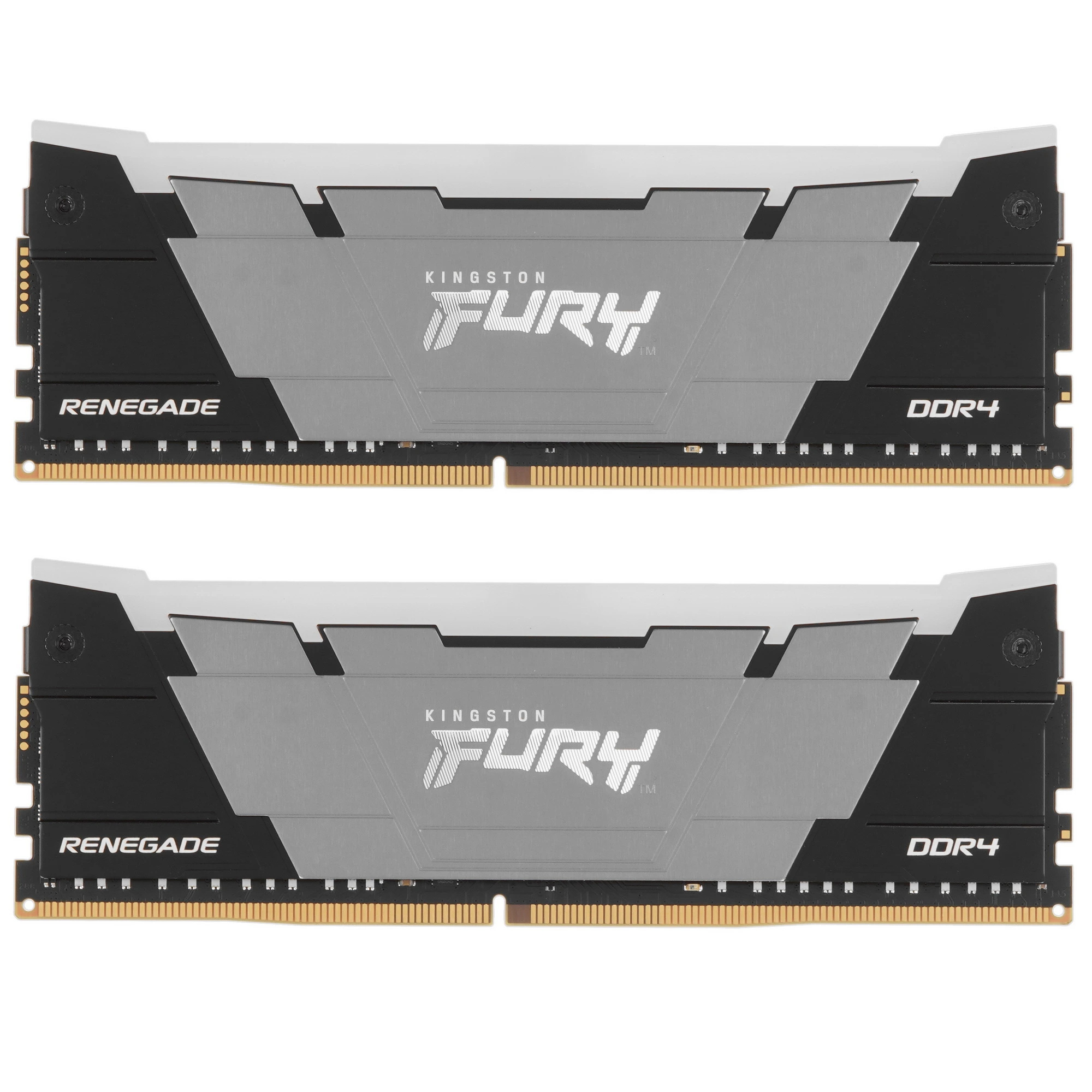 Модуль памяти DDR4 16Gb PC4-25600 3200MHz Kingston Fury Renegade Black RGB