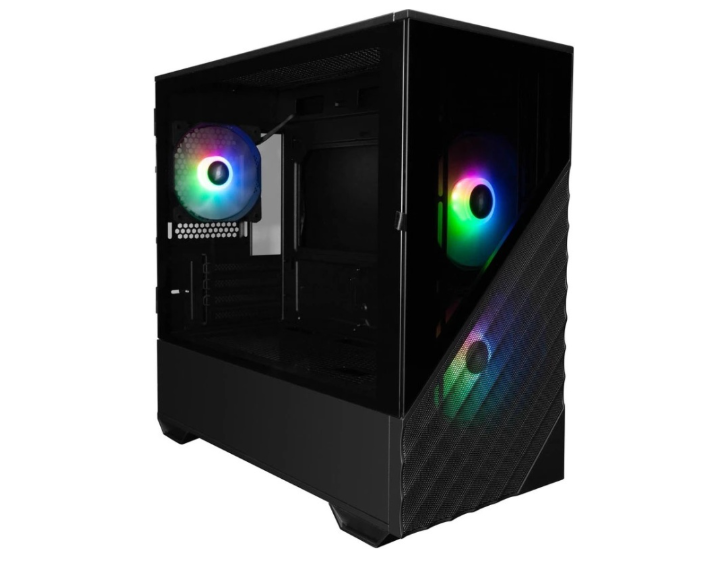 Корпус 1STPLAYER D7-BK-3F7 ARGB mATX чёрный