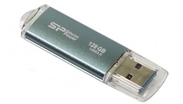 Флешка 128Gb Silicon Power Marvel M01 USB 3.0 blue