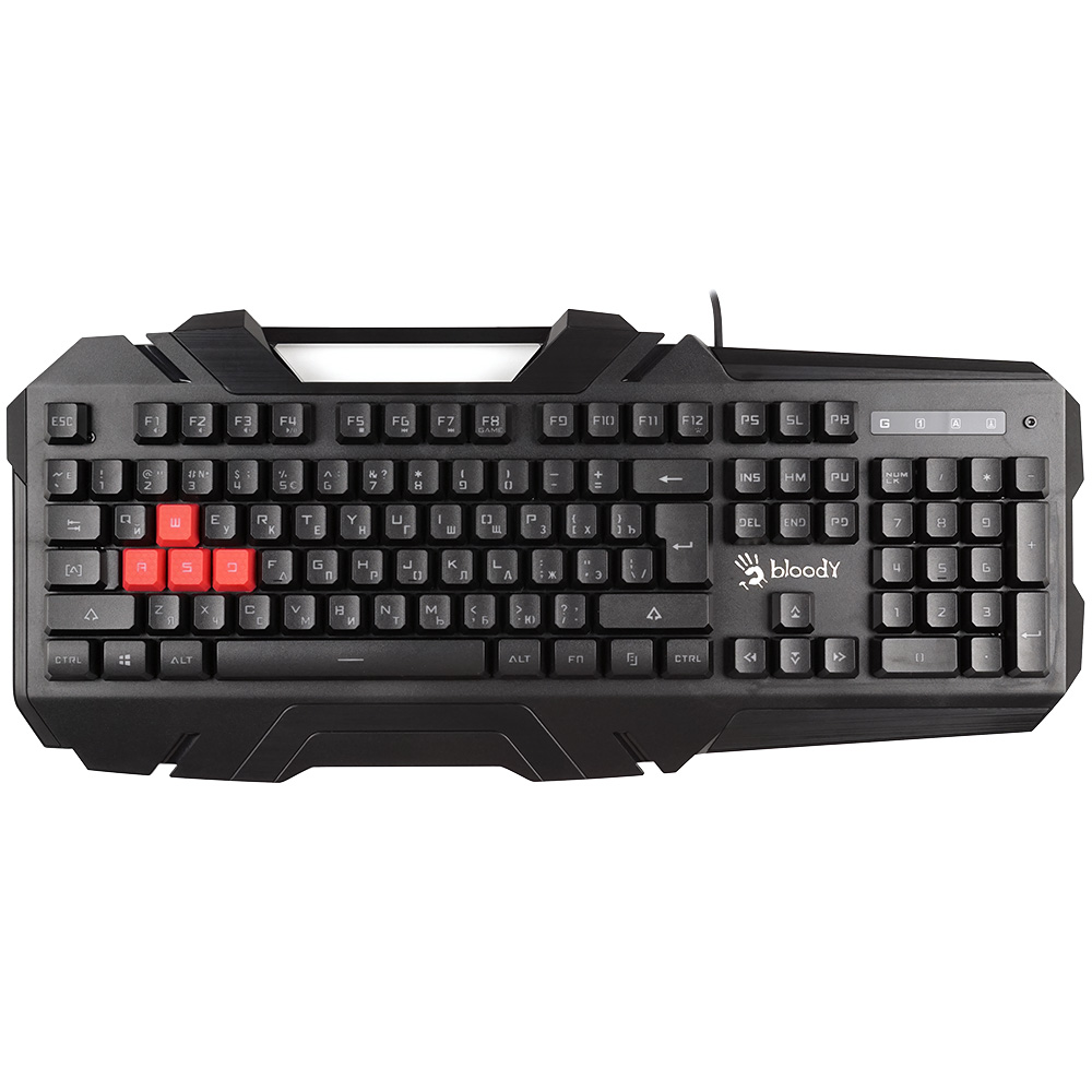 Клавиатура проводная A4Tech Bloody B150N Rainbow Led Black