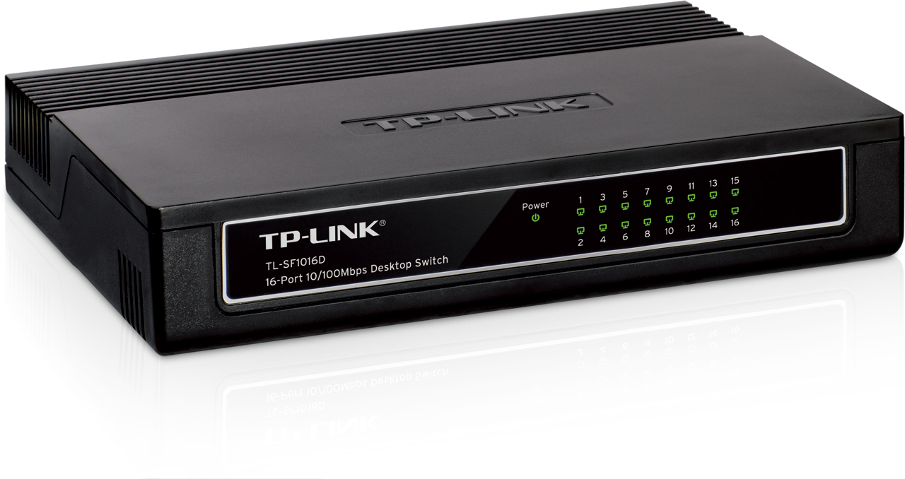Коммутатор 16 port TP-LINK TL-SF1016D 100 Мбит/сек