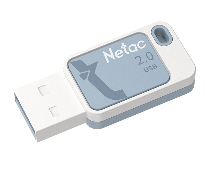 Флешка 64Gb Netac UA31 USB2.0, пластик, голубая
