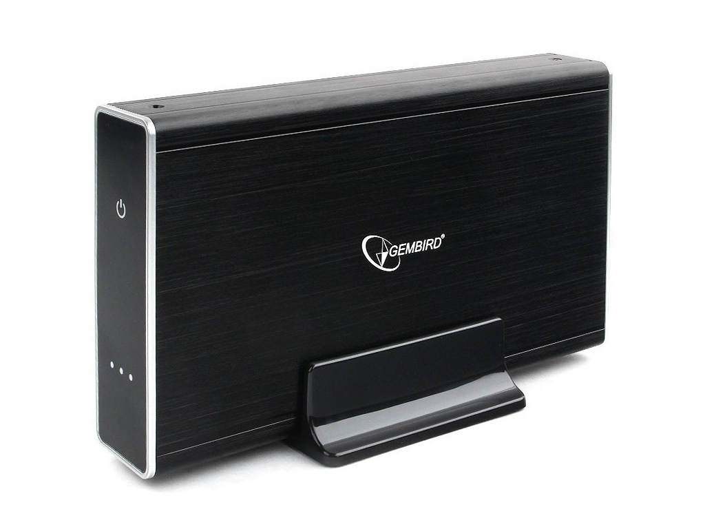 Внешний контейнер USB3.0 -> SATA 3.5", Gembird EE3-U3S-80, алюминий, чёрный