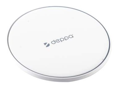 Беспроводное зарядное устройство Deppa Qi Fast Charger White