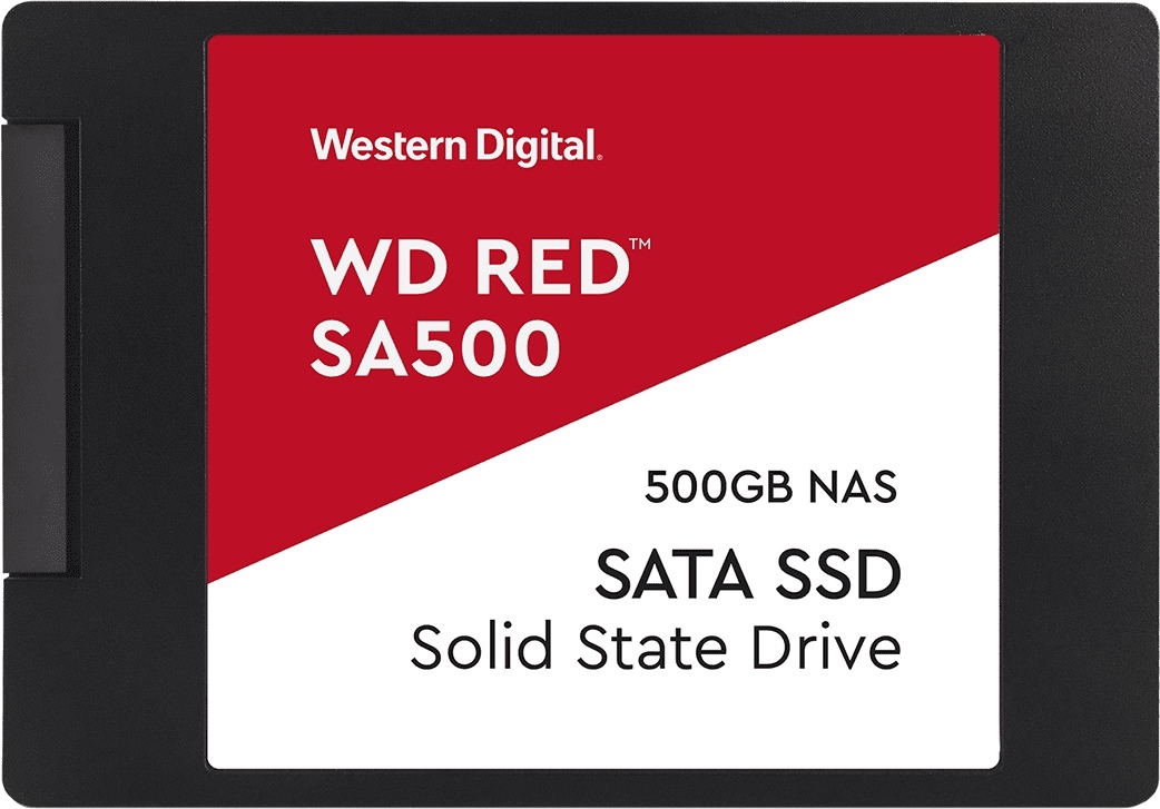 Накопитель SSD SATA 500Gb WD Red SA500 (560/530 Мбайт/сек)