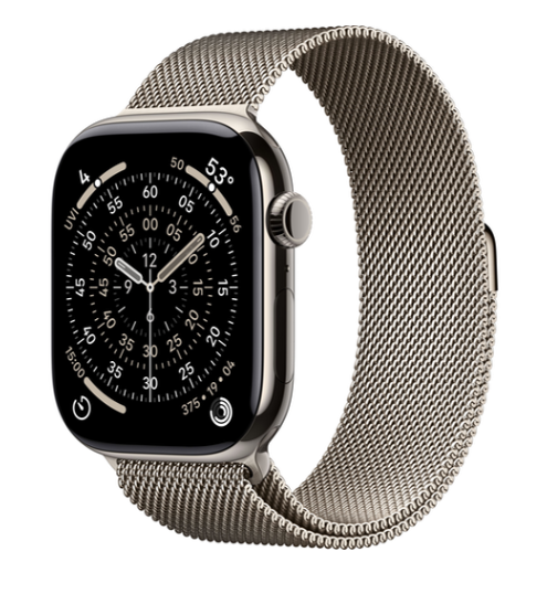 Смарт-часы Apple Watch Series 11 46mm Titanium Milanese Loop Natural (натуральный)
