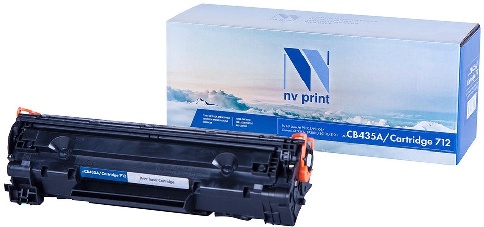 Картридж лазерный NV-print NV-CB435A для HP/Canon, для LaserJet P1005/P1006/LBP, i-Sensys/3010/3010B/3020