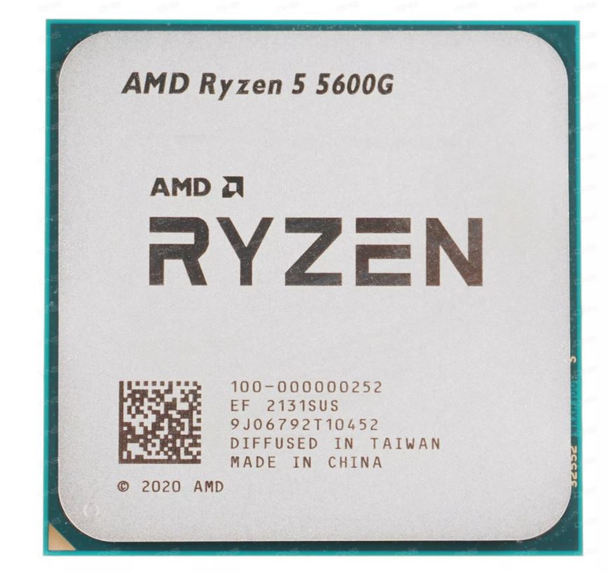 Процессор Socket-AM4 AMD Ryzen 5 5600G (3.9/16Mb/65W/Vega 7/6C12T) OEM