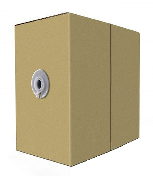 Кабель витая пара внутренний 4 пары UTP кат.5e (305м) Buro solid CCA