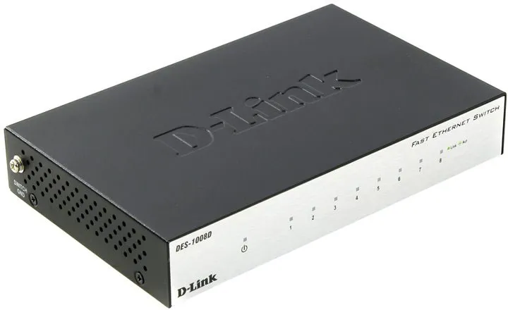 Коммутатор 8 port D-Link DES-1008D/L2B 100 Мбит/сек