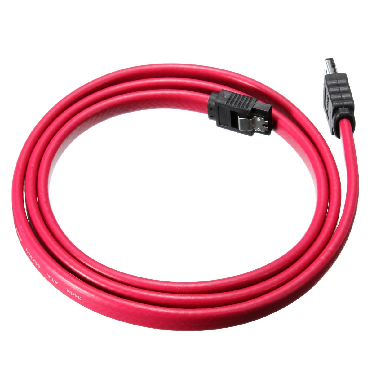 Кабель интерфейсный SATA 100см, Cablexpert, прямой разъем, защелка