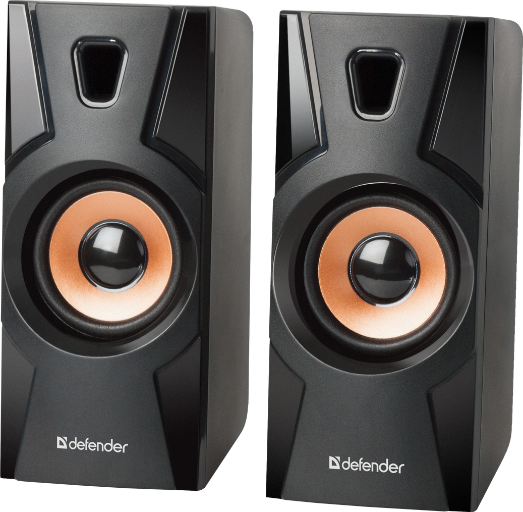 Акустическая система Defender Aurora S8 (2x4W, проводной пульт ДУ, питание от USB) черный