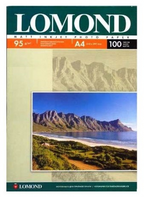 Бумага Lomond [A4] матовая,  95гр/м2, 100л
