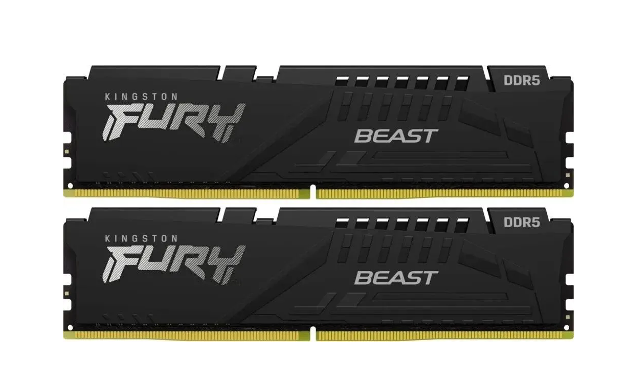 Модуль памяти DDR5 64Gb 5600MHz Kingston Fury Beast Black EXPO CL36 (Kit of 2)