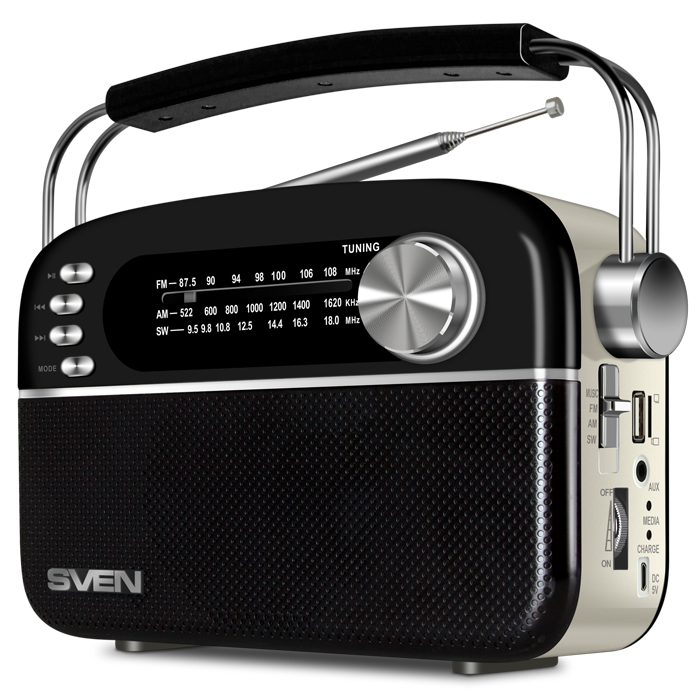 Радиоприемник Sven SRP-505 4W, чёрный