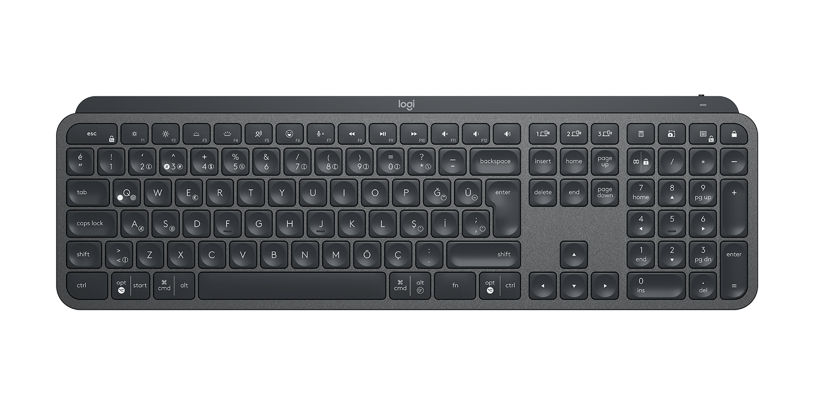 Клавиатура беспроводная Logitech MX Keys S Graphit
