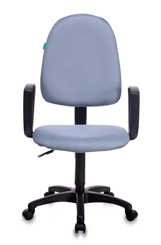 Кресло Бюрократ CH-1300N (ткань, пружинно-винтовой мех. качания, крест. пластик, до 120 кг) Серый