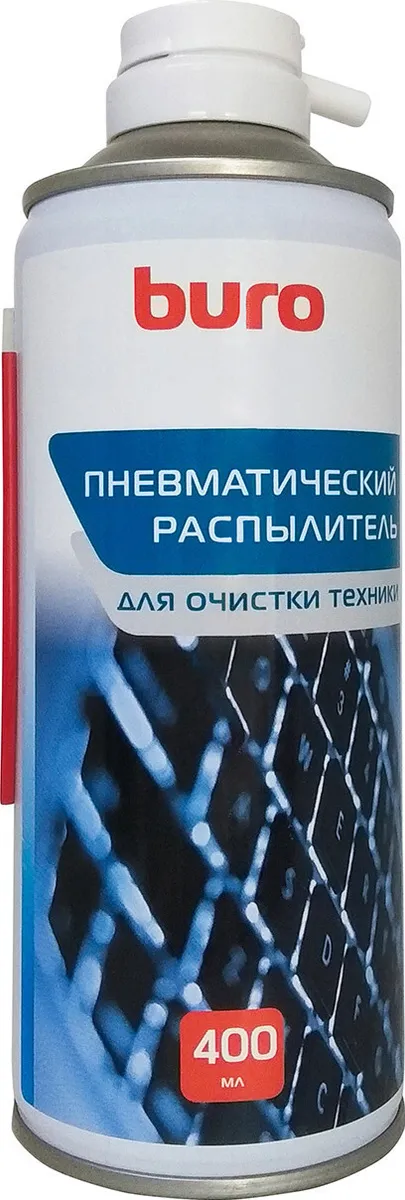 Сжатый воздух BURO BU-AIR400 - для чистки офисной техники (баллон - 400мл)