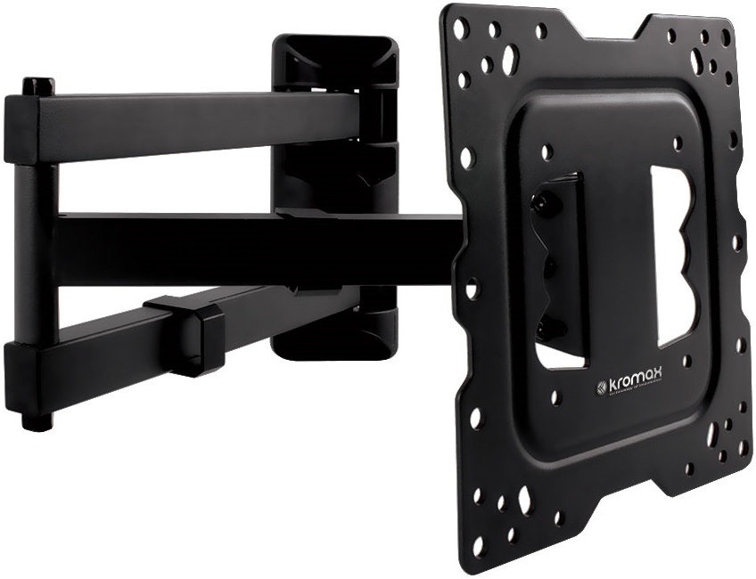 Крепление для телевизора Kromax DIX-18 (22"-55" макс.40кг настенный поворот и наклон) Black
