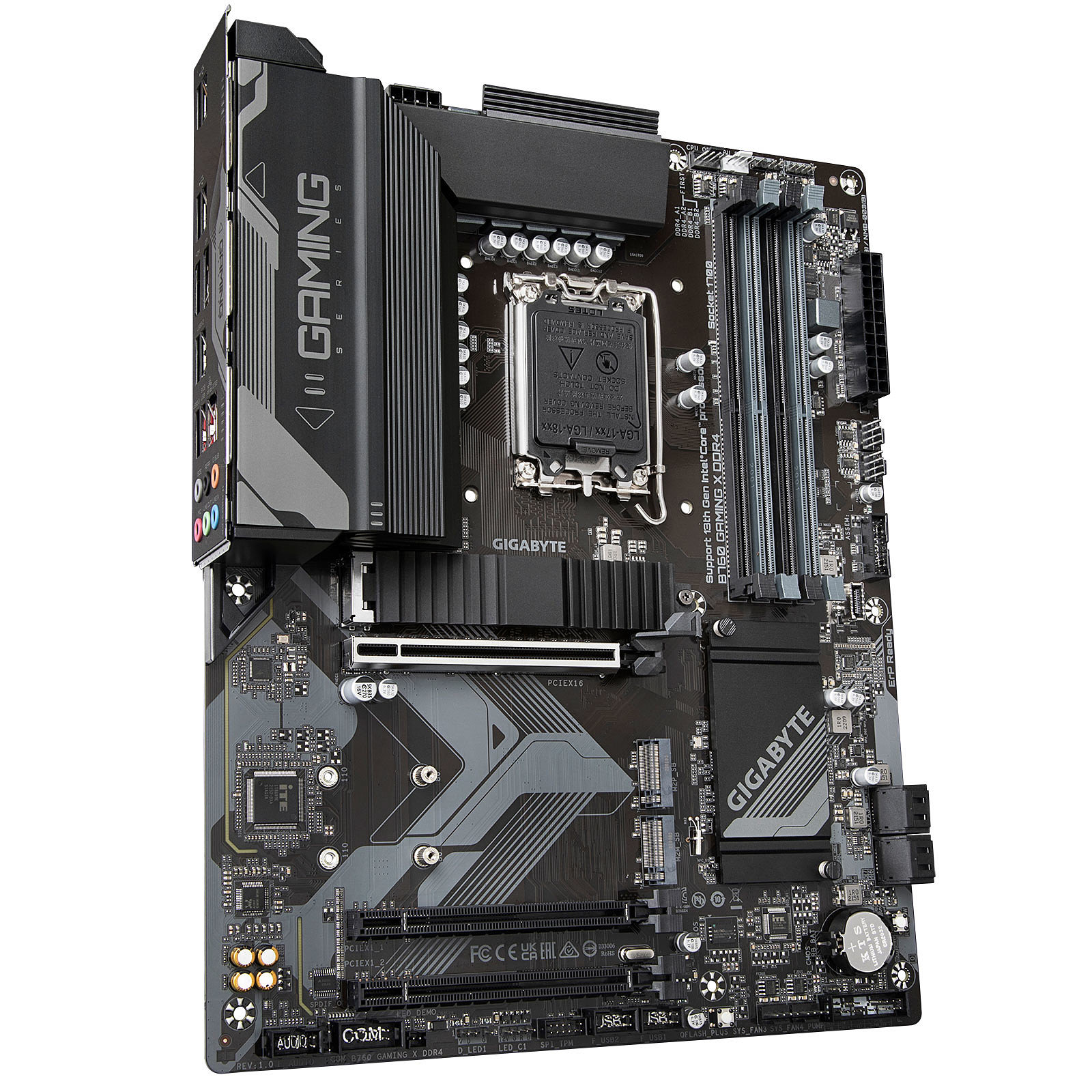 Материнская плата Socket-1700 Gigabyte B760 GAMING X DDR4 (B760) 4*DDR4 1*PCI-Ex16 2*PCI-Ex1 M.2 HDMI DP ATX