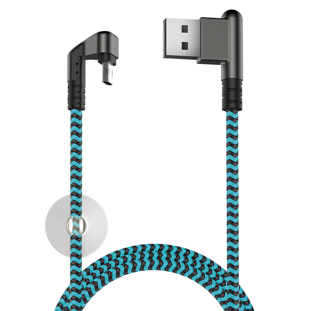 Кабель USB-A < - > microUSB, 1.2м, Olmio (X-Game Neo, текстильная оплетка, угловая конструкция штекеров)