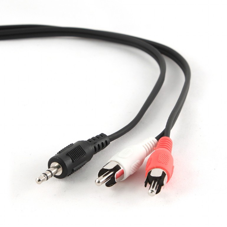 Кабель аудио-видео 3.5Jack (m) < - > 2RCA (m) 20.0м, Cablexpert