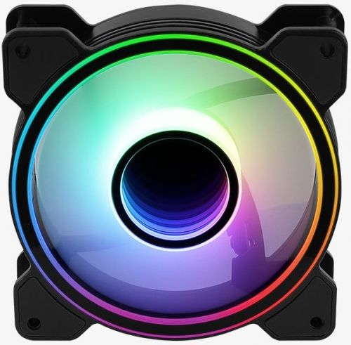 Вентилятор для корпуса 120mm Aerocool Mirage 12 ARGB (6-pin 1300об/мин, 18 дБ, ARGB подсветка)