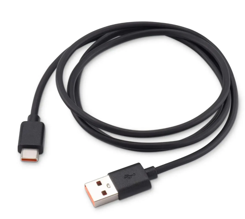 Кабель USB-A < - > USB-C, 1.0м, Buro 60W, черный