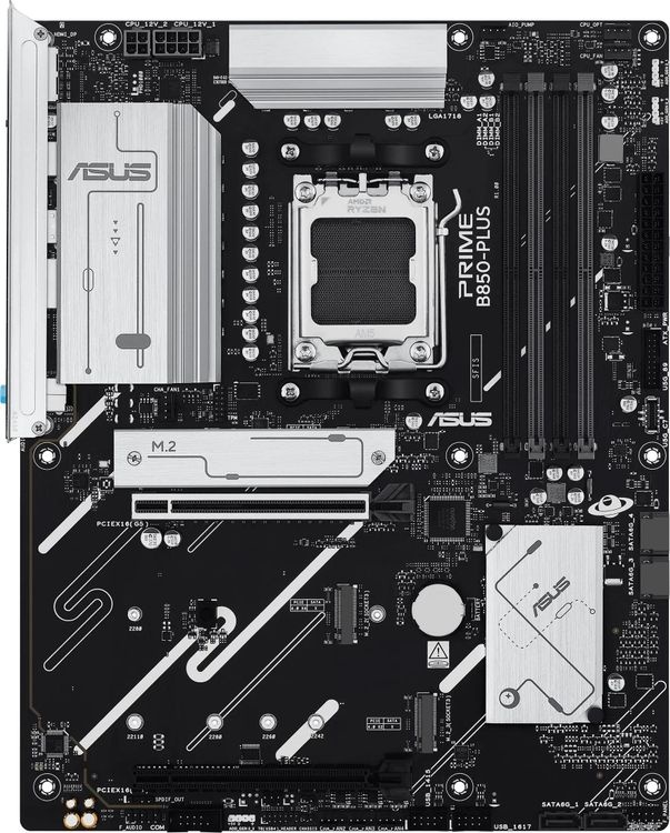 Материнская плата Socket AM5 ASUS PRIME B850-PLUS-CSM (B850) 4*DDR5 HDMI DP ATX