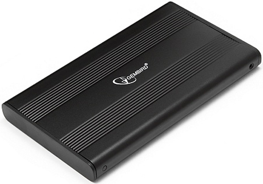 Внешний контейнер USB3.0 -> SATA 2.5", Gembird EE2-U3S-5, алюминий, чёрный