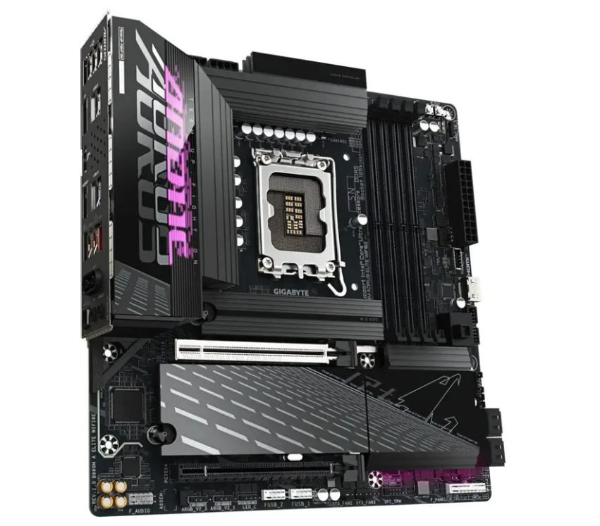 Материнская плата Socket-1851 Gigabyte B860M A ELITE WIFI6E(B860) 4*DDR5 HDMI DP mATX