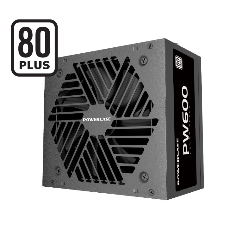 Блок питания .600W Powercase PW600 120mm, APFC, 80 Plus