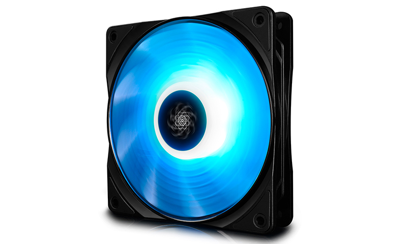 Вентилятор для корпуса 120mm Deepcool RF120 (4-pin, 1500 об/мин, 27 дБ, RGB)