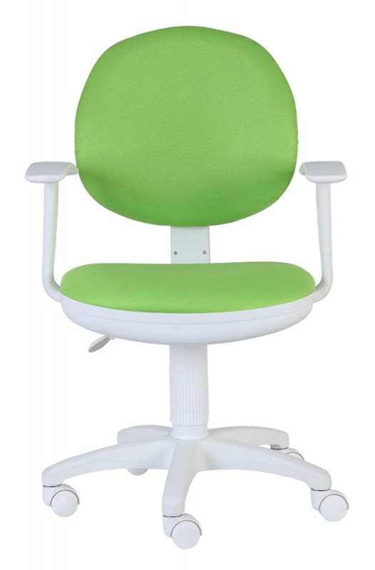 Кресло Бюрократ CH-W356AXSN (ткань, пруж.-винт. мех. качания, крест. пластик, до 100 кг) Салатовый