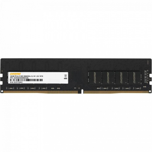 Модуль памяти DDR4 32Gb PC4-21300 2666MHz Digma CL19