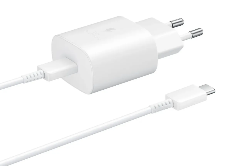 Сетевое зарядное устройство Samsung EP-TA800 25W USB-C White (с кабелем)