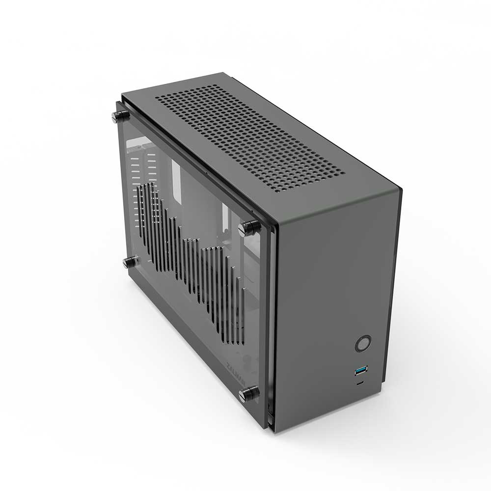 Корпус Zalman M2 Mini (Minitower, 1*USB-C, 1*USB3.0, mITX, SFX) Gray