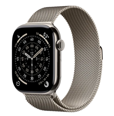 Смарт-часы Apple Watch Series 11 42mm Titanium Milanese Loop Natural (натуральный)