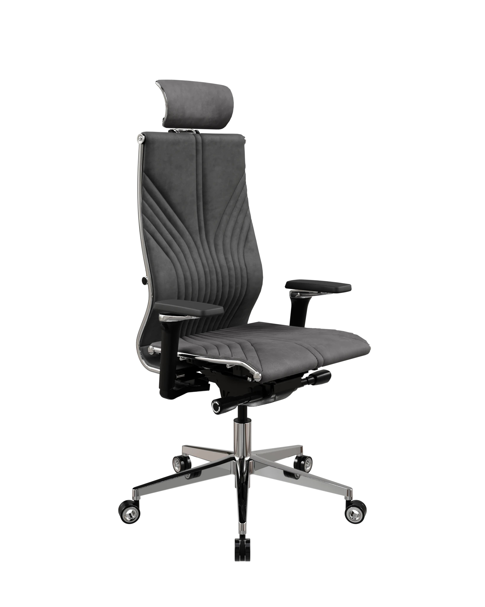 Кресло МЕТТА Samurai B2-12D (2C2.F.14.13A) - Велюр(Гойя LE) Темно-Серый