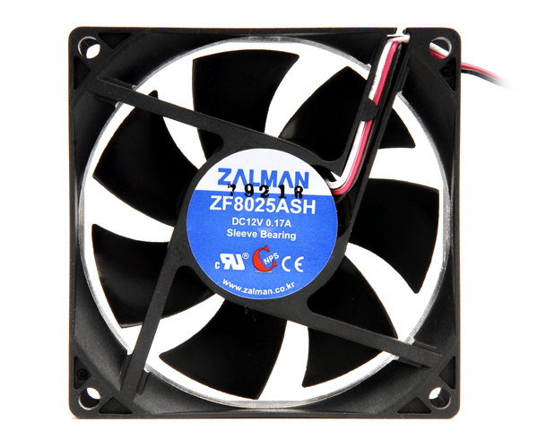 Вентилятор для корпуса .80mm Zalman ZM-F1 Plus SF (80x80x25мм, 1700-2800об/мин, 20-32дБ)