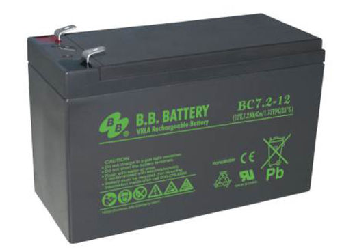 Аккумулятор для ИБП 12V,  7.2Ah, BB BC