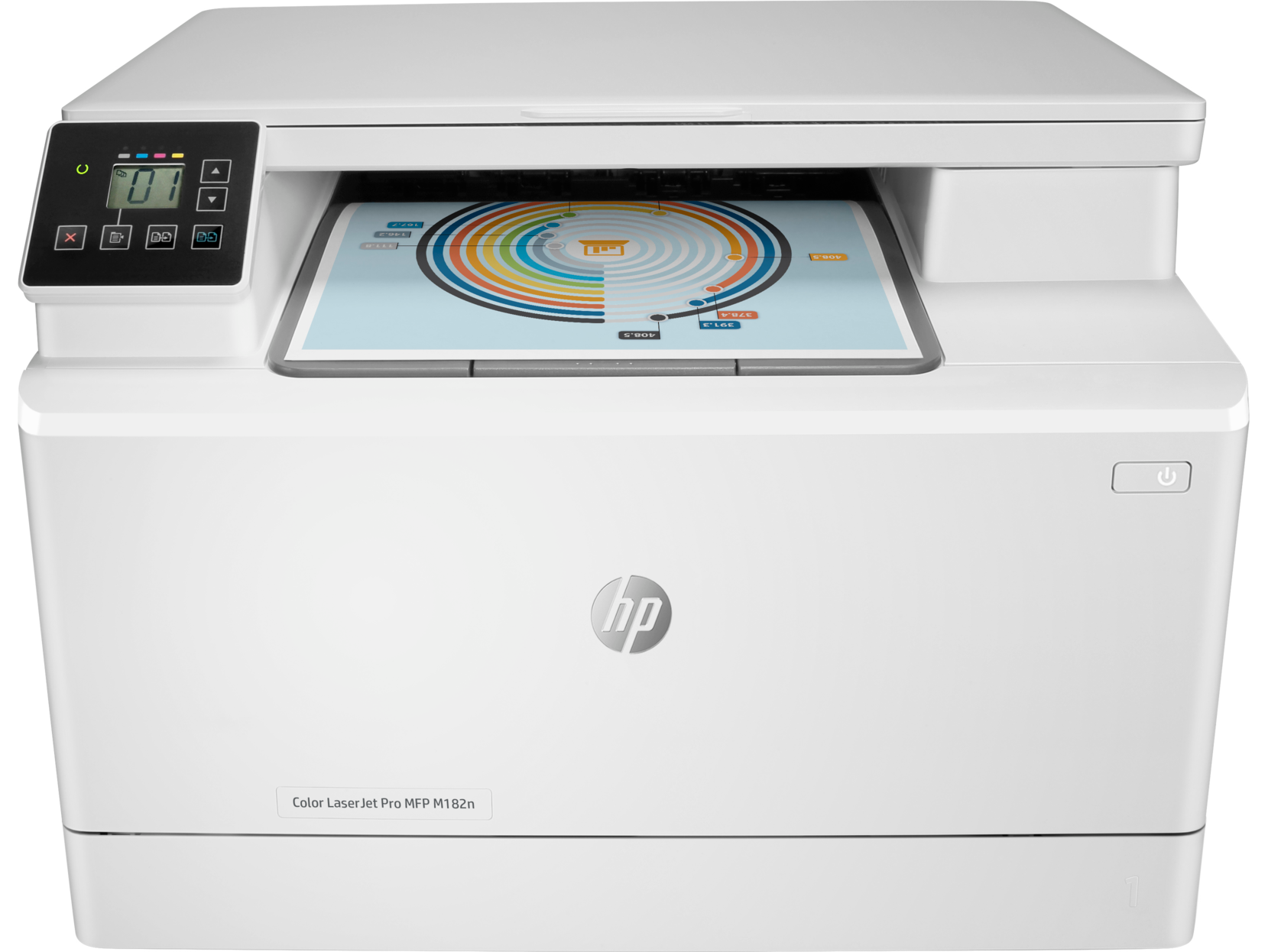 МФУ HP Color LaserJet Pro M182n (A4, цв., 16 стр/мин, USB&LAN)