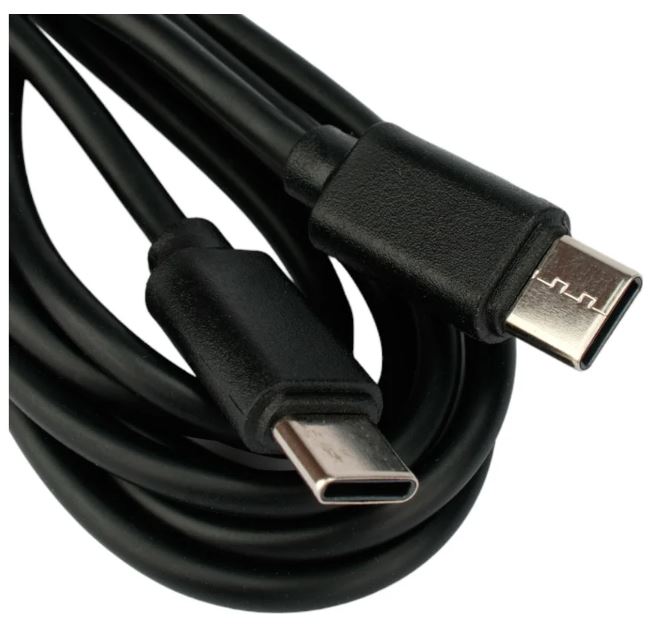 Кабель USB-C < - > USB-C, 1.8м, Гарнизон 45W черный