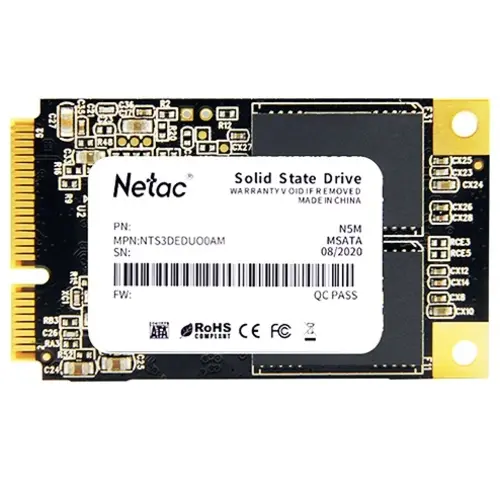 Накопитель SSD mSATA 1Tb Netac N5M Series (SATA, 560/520 Мбайт/сек)