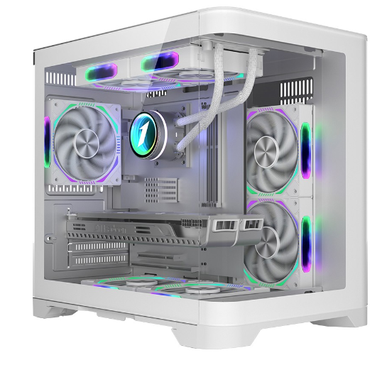 Корпус 1STPLAYER UVIEW UV5 mATX белый