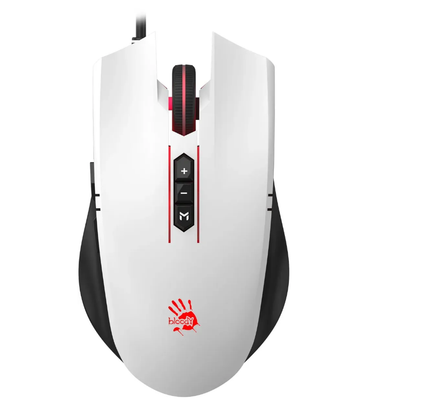 Мышь проводная A4Tech Bloody ES7 6000dpi White