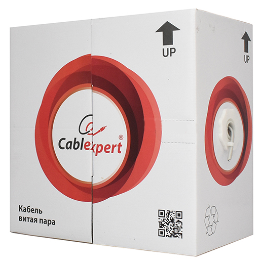 Кабель витая пара внутренний 4 пары UTP кат.5e (305м) омедненный Cablexpert