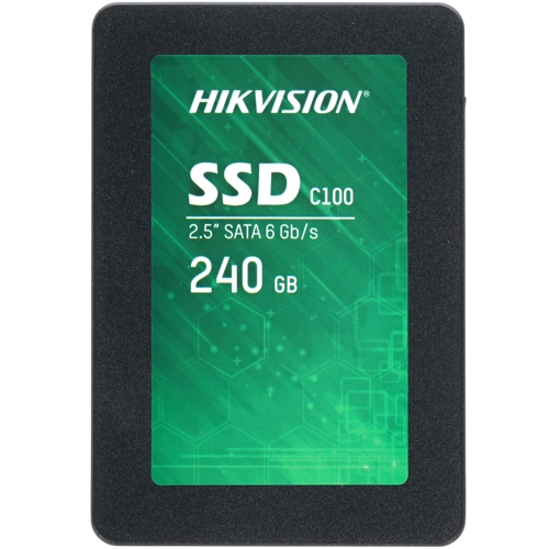 Накопитель SSD SATA .240Gb HIKVision С100 Series (3D TLC, 550/450 Мбайт/сек)