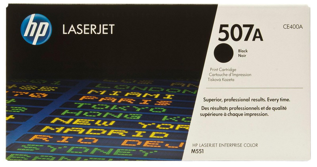 Картридж лазерный HP 507A (CE400A) для HP Enterprise M551, 5500 стр. черный