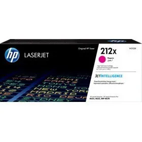 Картридж лазерный HP 212X (W2123X) для HP CLJ Enterprise M554/M555 пурпурный
